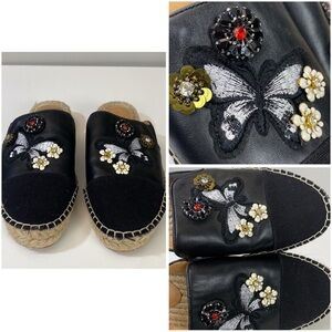 Bill Blass Wallis Espadrille Mules Shoes Size 7.5 Fairy Whimsigoth